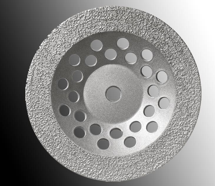 vacuum brazed cup grinding wheel,cup wheel,grinding wheel,stone grinding wheel,diamond cup wheel,wanlong cup wheel