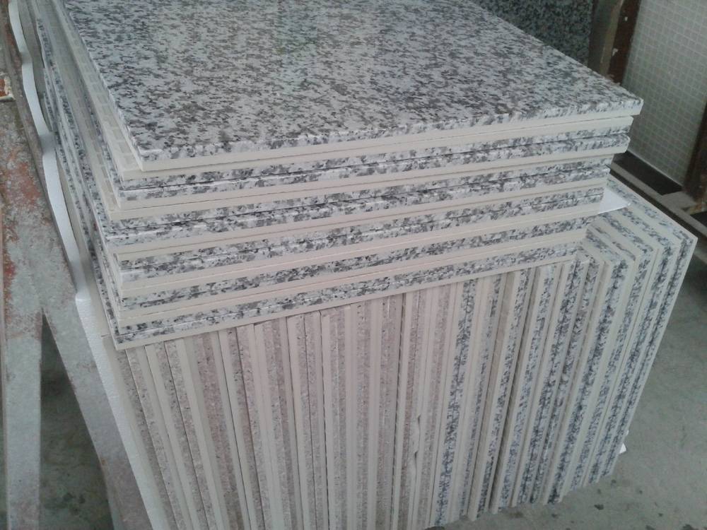 Ceramic Backed granite Tile,ceramic laminated granite tile