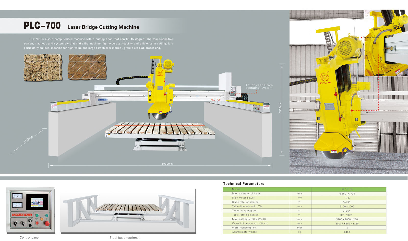 PLC-700 Laser Bridge Cutting Machine