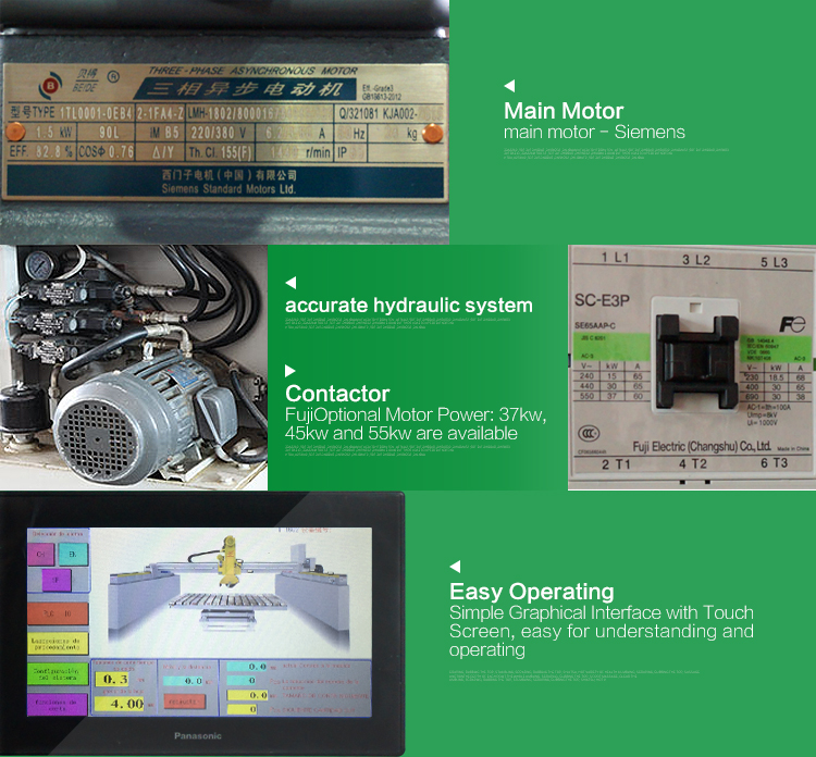 машина за рязане и полиране на гранит, машина за обработка на камък, машина за рязане на гранит