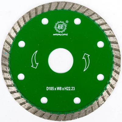 Lama per sega diamantata per taglio a secco da 180 mm per pietra, piastrelle e cemento