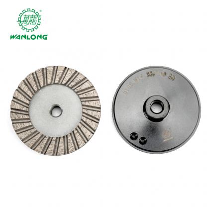 Bánh xe cốc Turbo mài kim cương 4 inch 100mm cho máy mài góc