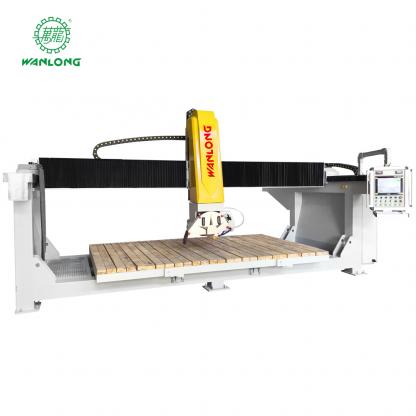 Máy cưa cầu Laser CNC 4 trục để cắt đá granit / đá cẩm thạch / đá