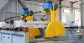 What are the main parts of the infrared bridge stone cutting machine
